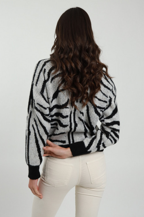 Susy Mix Maglia Zebrata Shopping Online