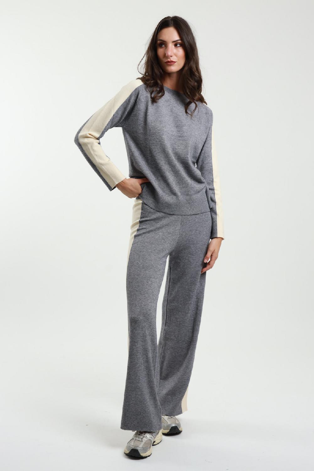 Susy Mix Pantaloni con Bande In Linea