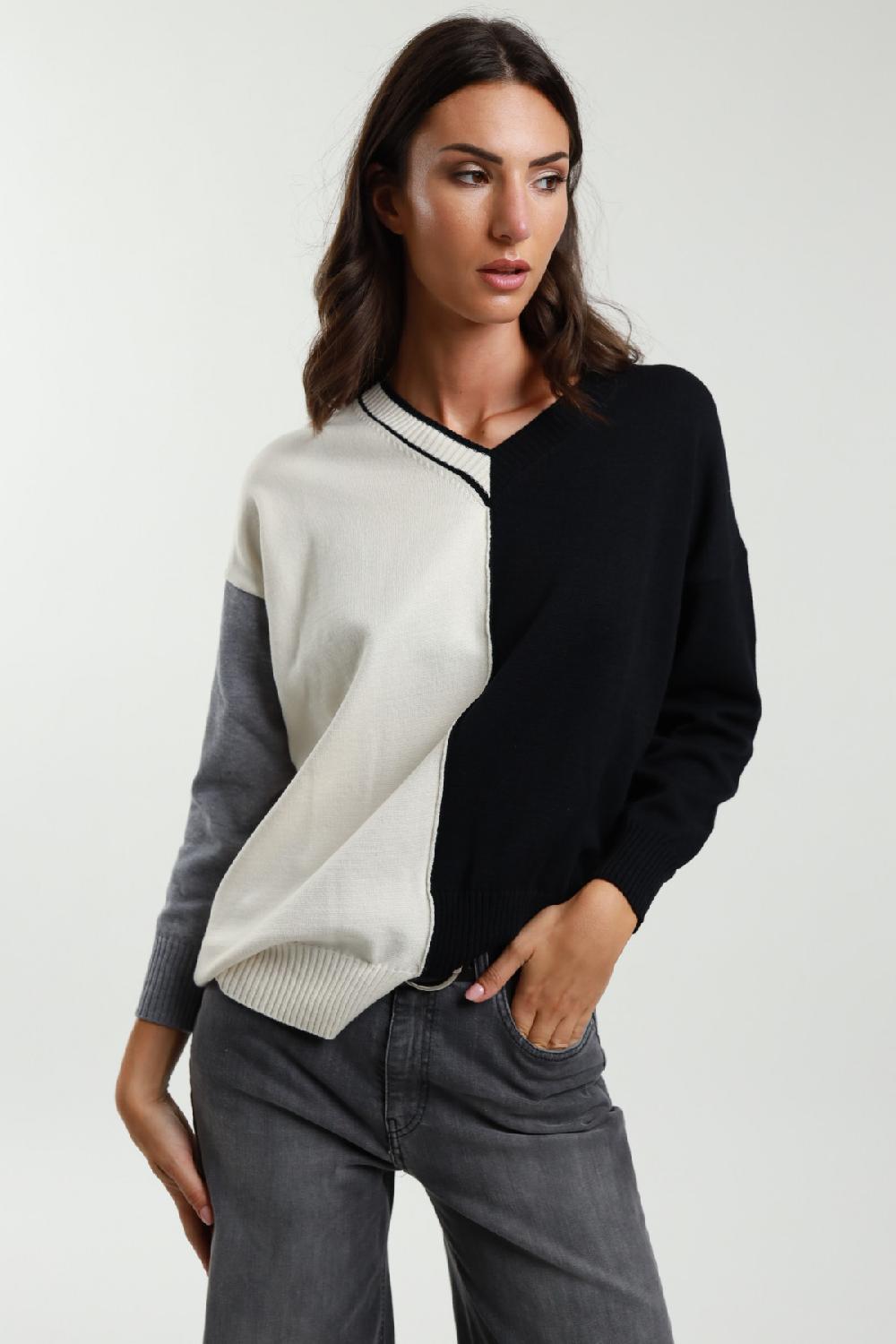 Susy Mix Maglia Bicolor Promozione