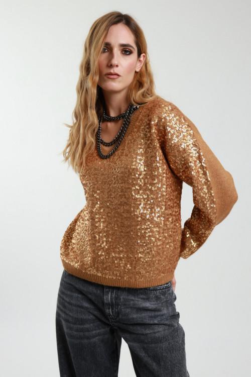 Susy Mix Maglioncino Paillettes Soddisfazione Garantita