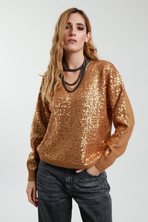 Susy Mix Maglioncino Paillettes Soddisfazione Garantita