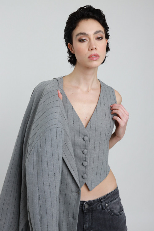Susy Mix Gilet Gessato Promozione
