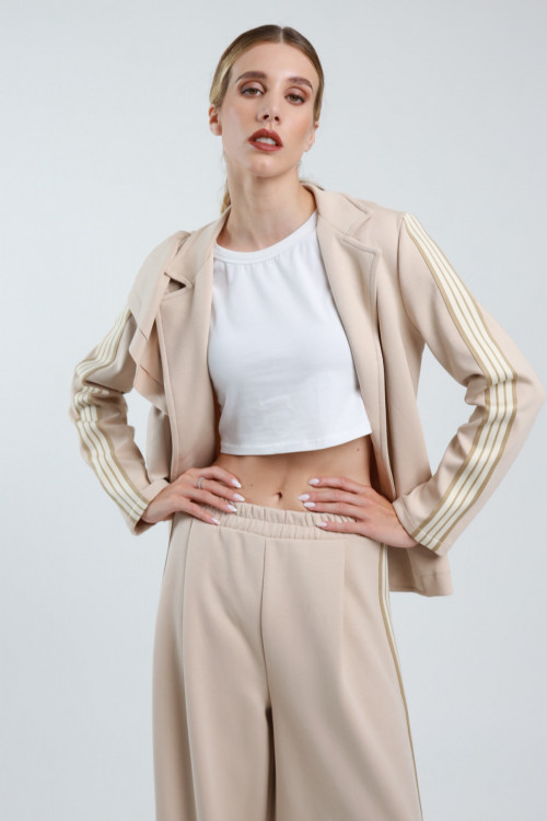 Susy Mix Blazer con Rouges e Banda Laterale Prezzo Ridotto
