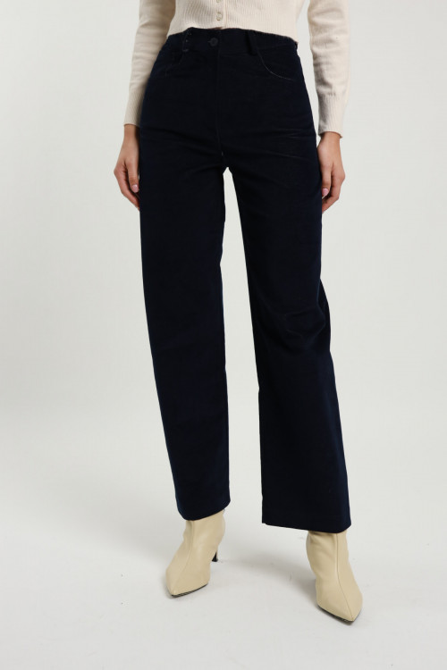 Susy Mix Pantaloni Dritti Velluto Hotsell