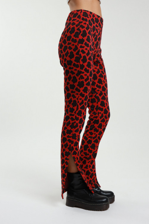 Susy Mix Pantaloni Trombetta Maculati Vendita Calda