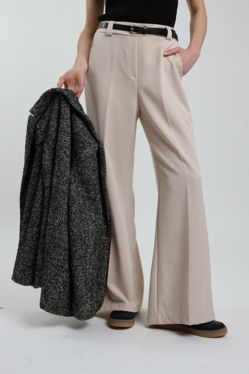 Susy Mix Pantaloni Gamba Dritta con Cintura Soddisfazione Garantita