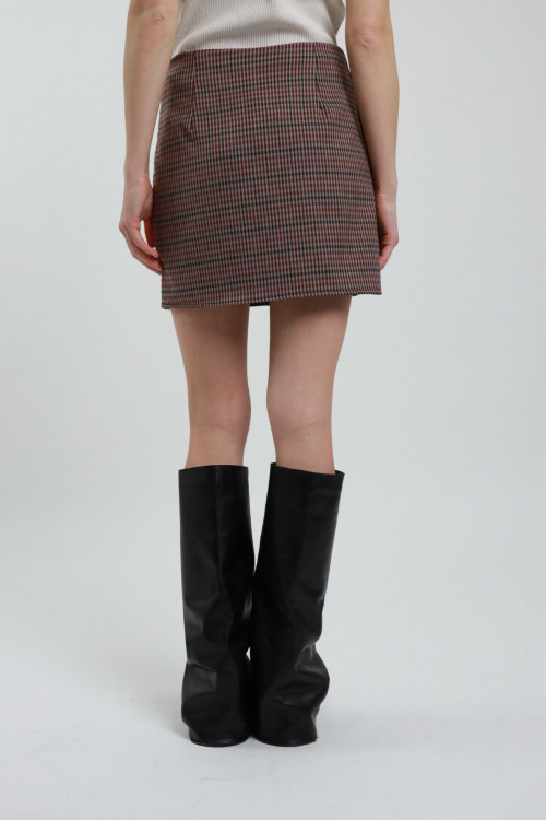 Susy Mix Minigonna Quadri Vendita Calda