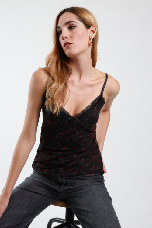 Susy Mix Top Tulle Fiorellini Offerta Pasqua