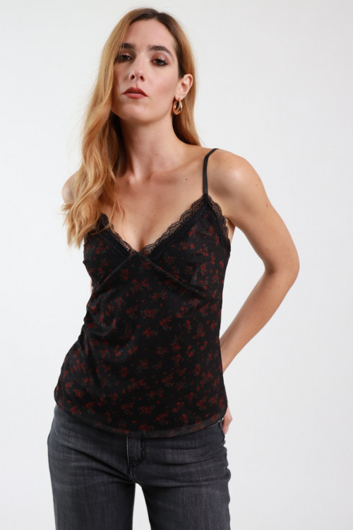 Susy Mix Top Tulle Fiorellini Offerta Pasqua