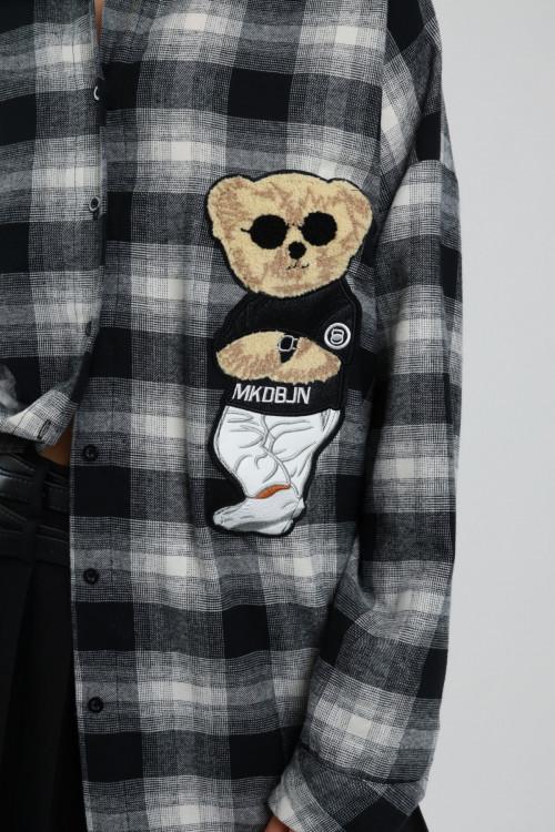 Susy Mix Camicia Quadri con Orso Ritorno libero