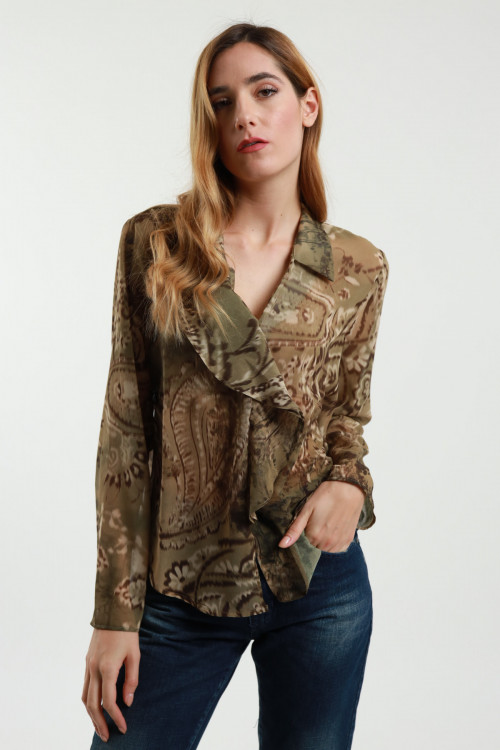 Susy Mix Blusa Scollo V Fantasia Offerta