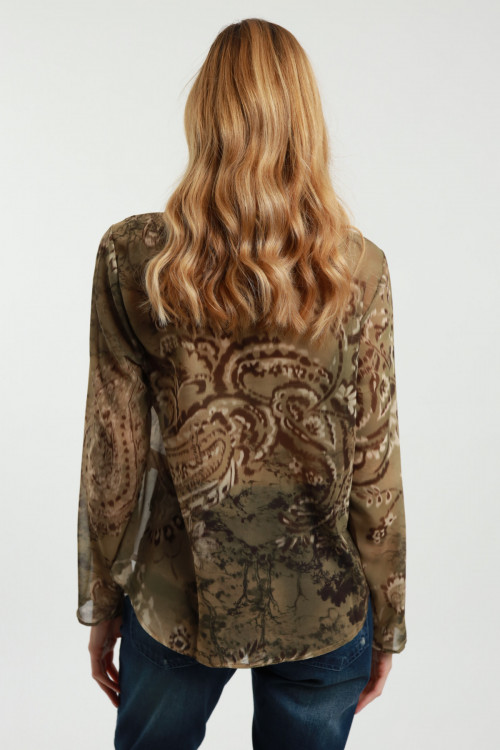 Susy Mix Blusa Scollo V Fantasia Offerta