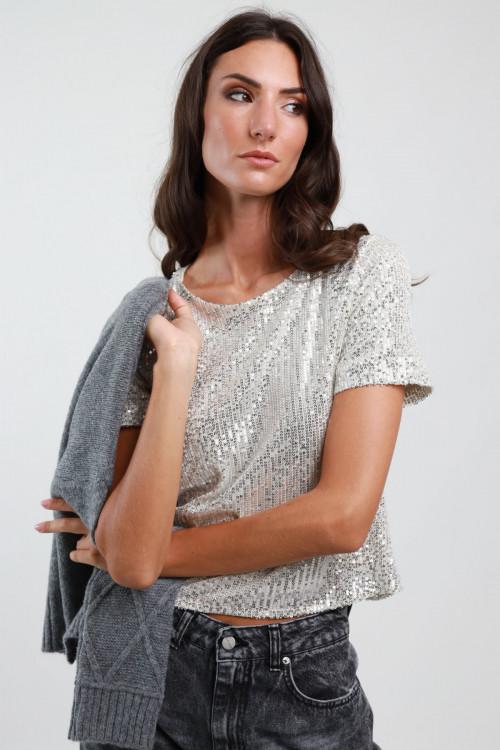 Susy Mix Tshirt Paillettes Presa