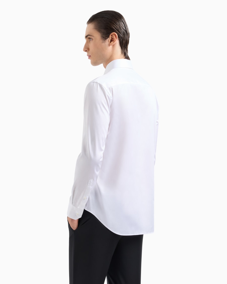 The world of armani CAMICIA CLASSICA REGULAR FIT IN COTONE Offerte