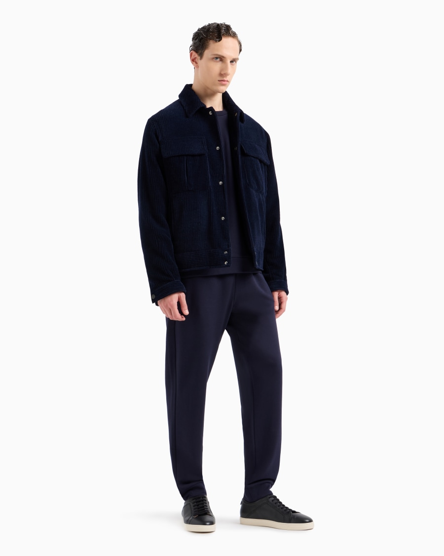 The world of armani FELPA GIROCOLLO IN COTONE E CASHMERE Moda