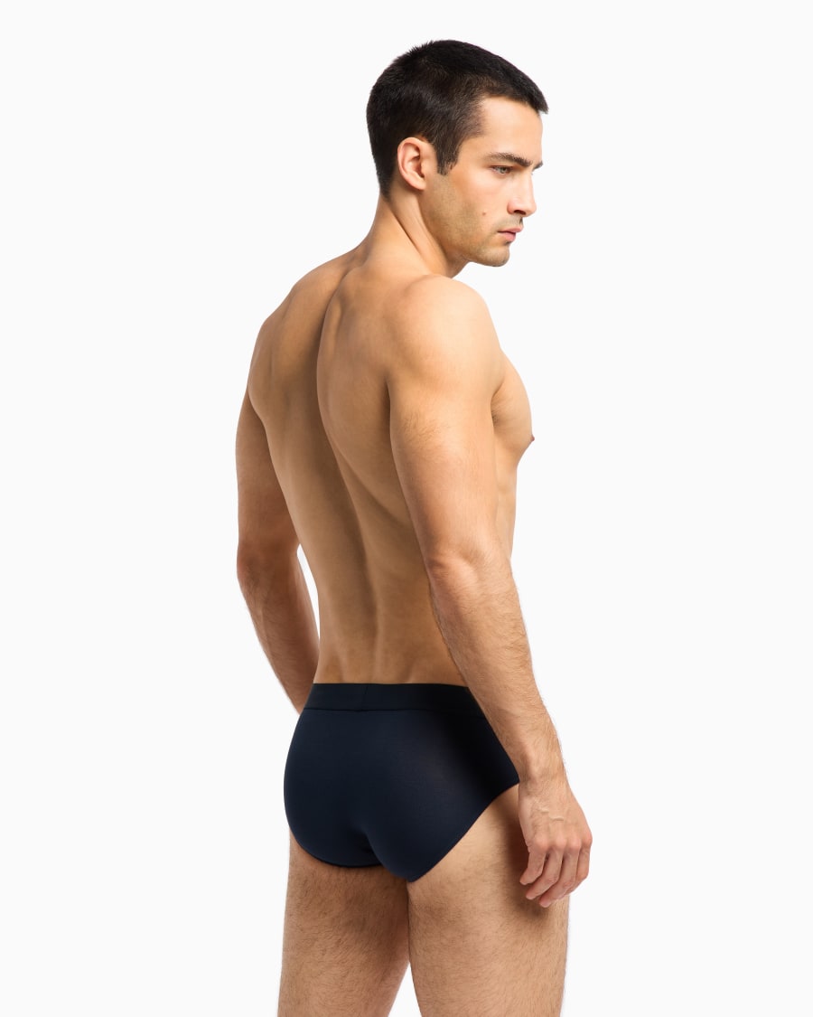 The world of armani SLIP IN JERSEY STRETCH CON BANDA LOGATA Consegna Veloce