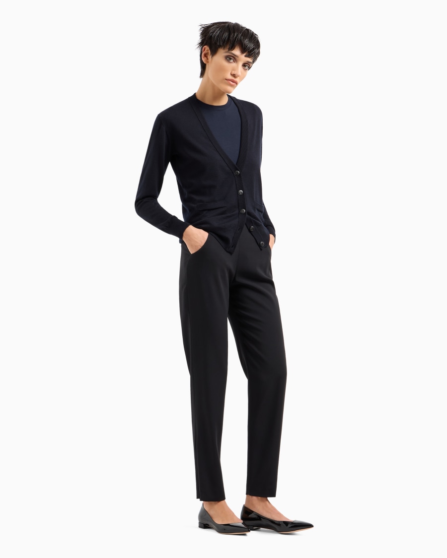 The world of armani T-SHIRT IN JERSEY DI VISCOSA STRETCH Offerta