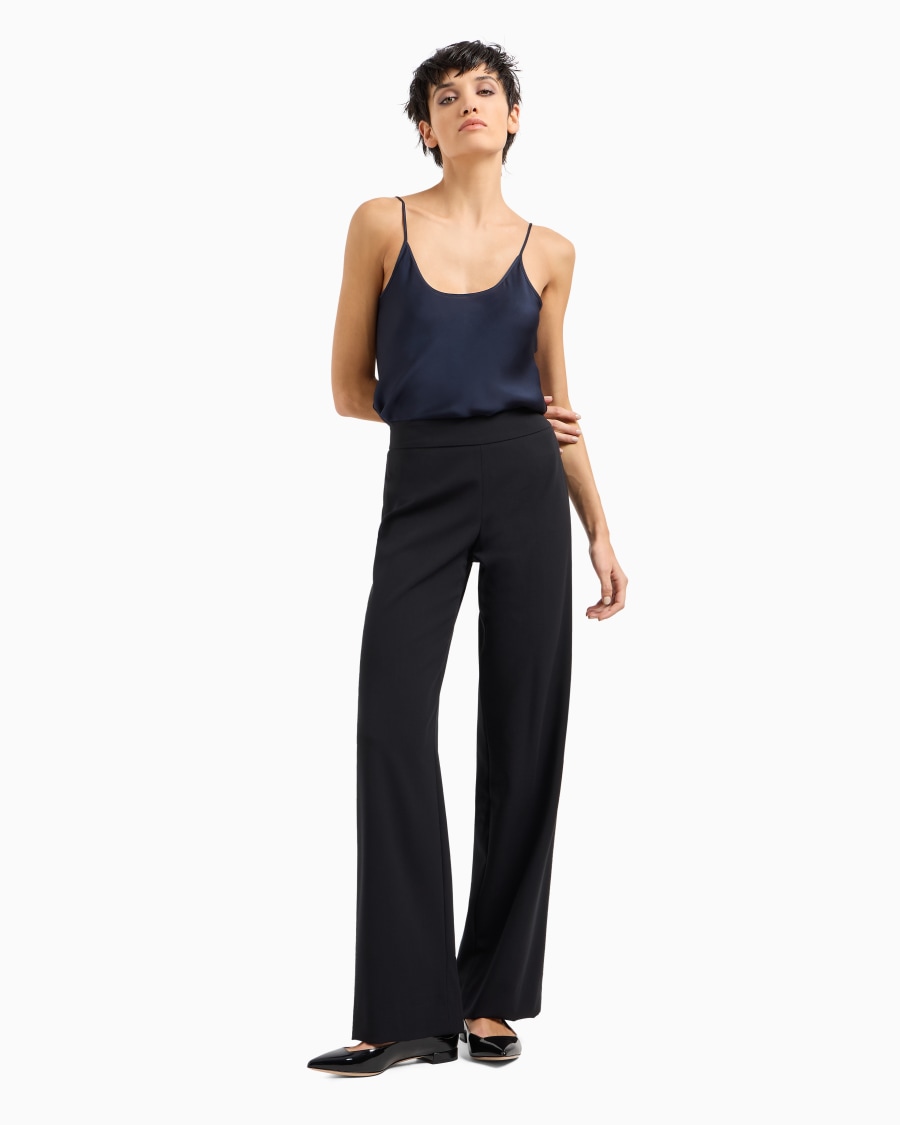 The world of armani TOP IN CHARMEUSE DI SETA Economico