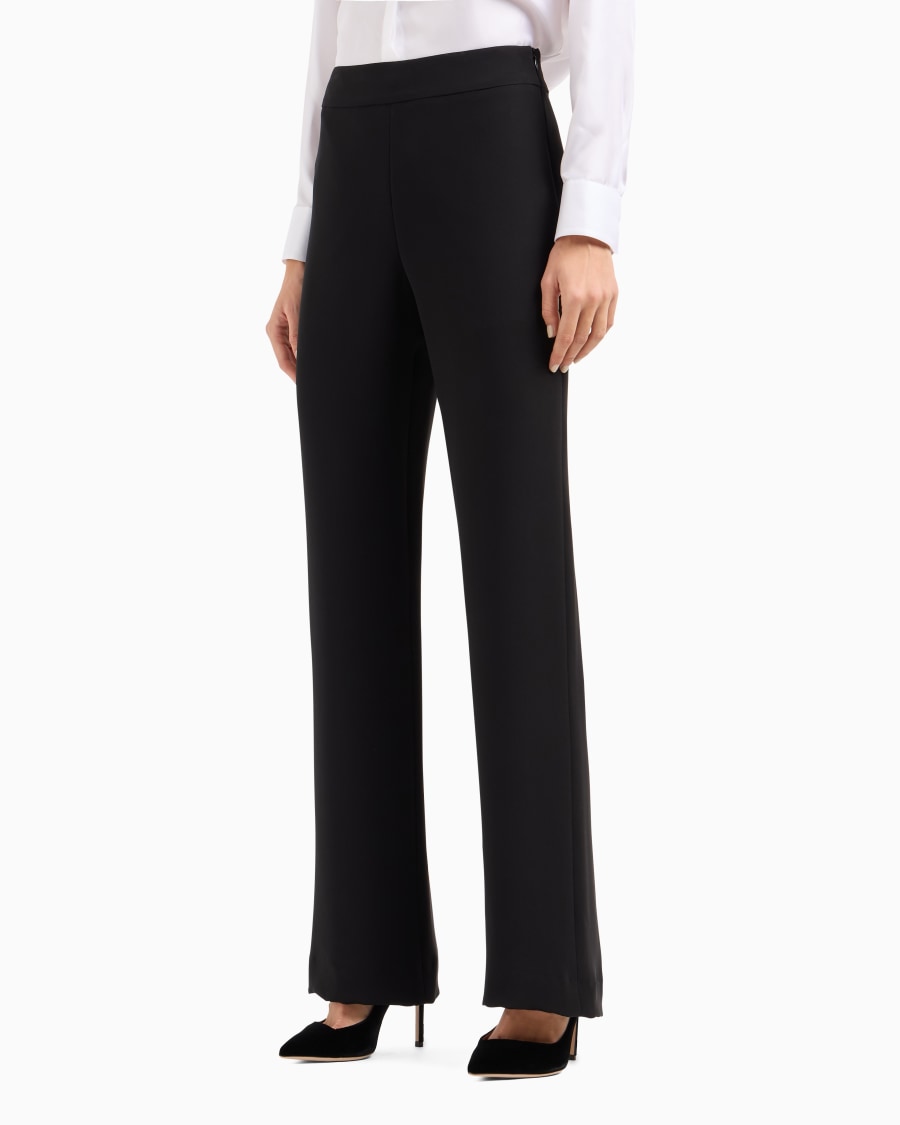 The world of armani PANTALONI AMPI IN SETA Outlet