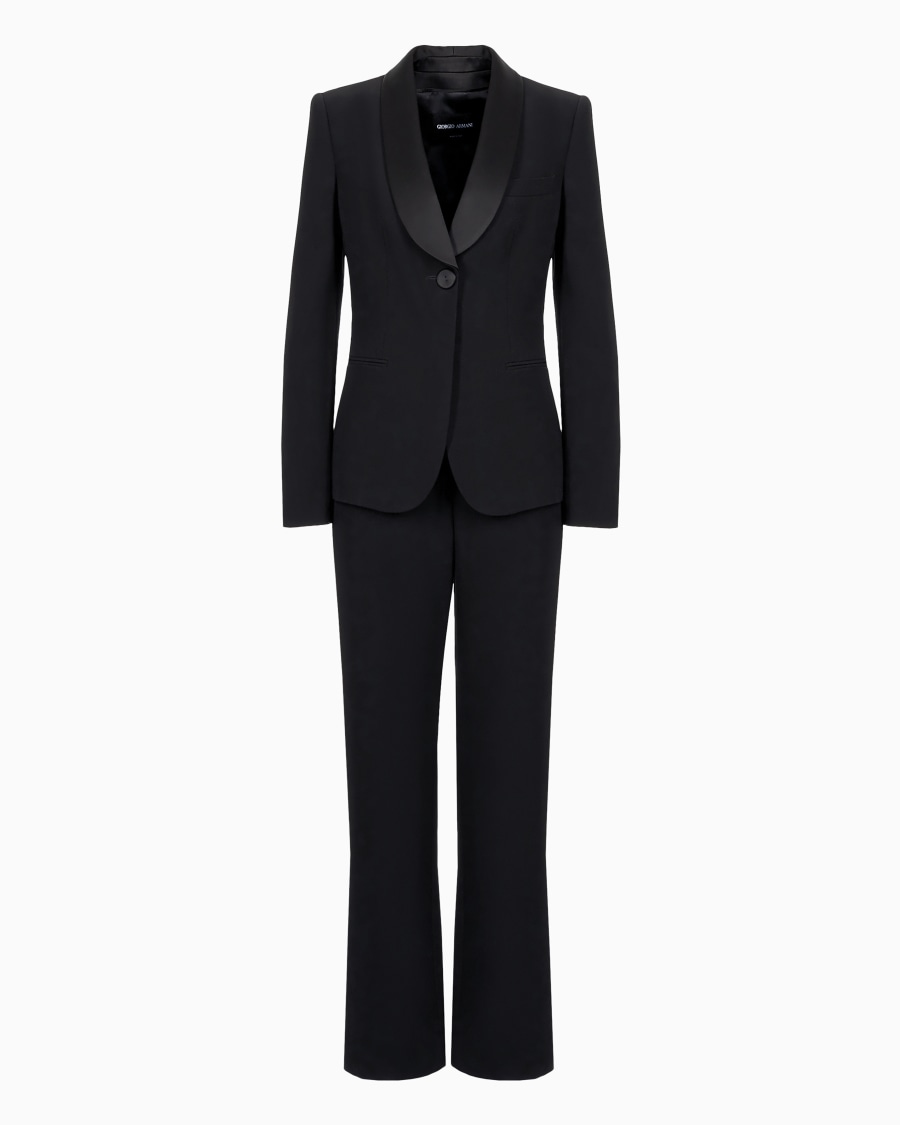 The world of armani TUXEDO IN CREPE DI PURA SETA In Vendita