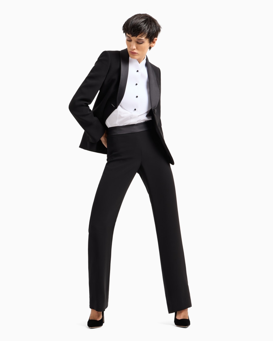 The world of armani TUXEDO IN CREPE DI PURA SETA In Vendita