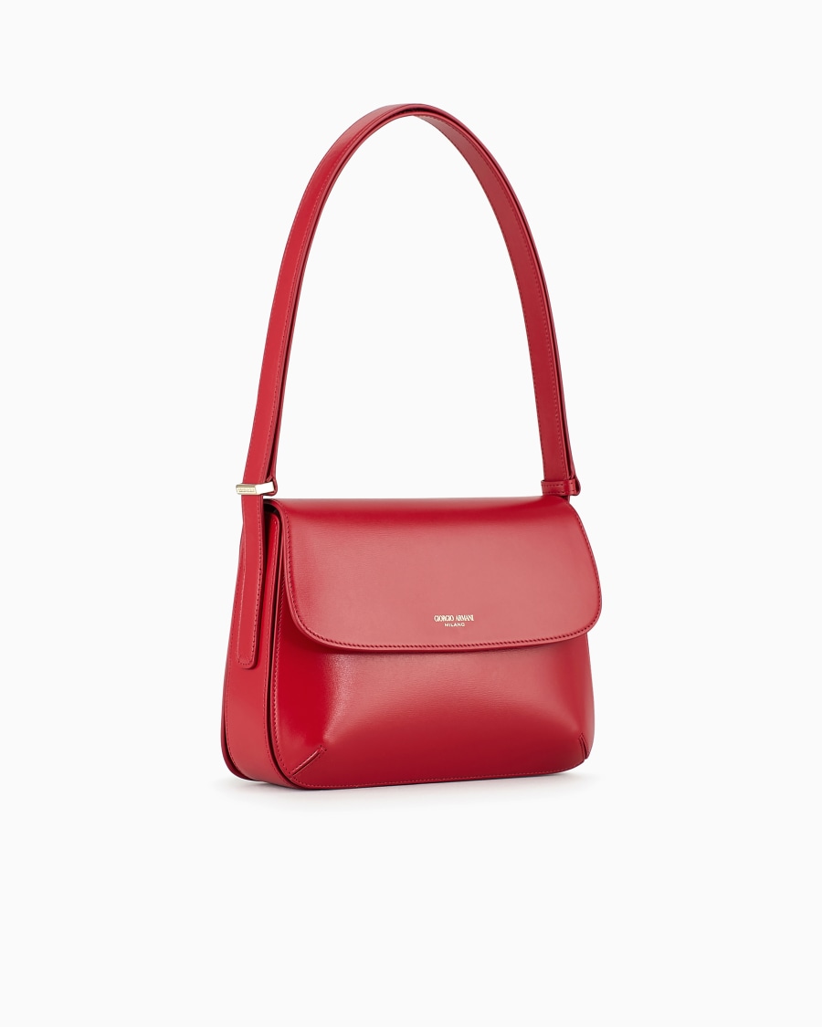 The world of armani BORSA MEDIA LA PRIMA IN PELLE PALMELLATA Vendita Calda