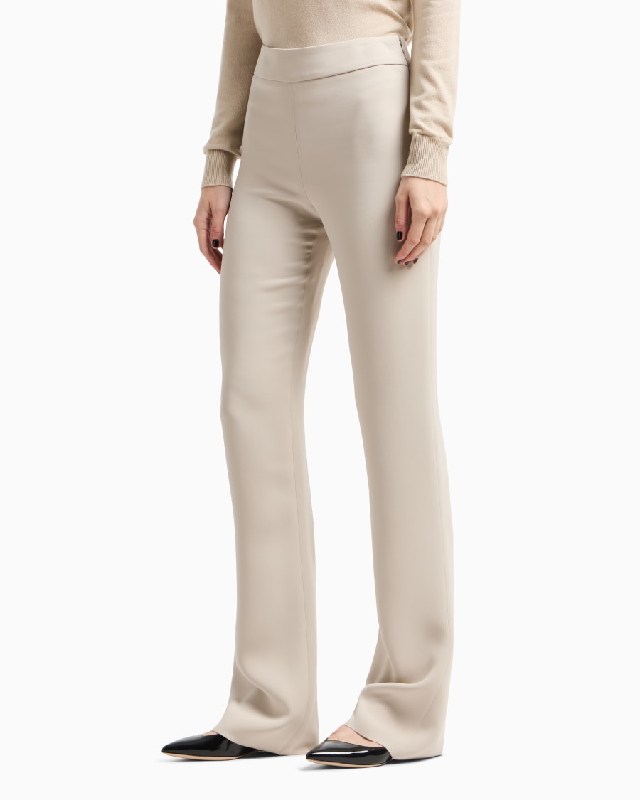 The world of armani PANTALONI AMPI IN SETA Vendita Economica