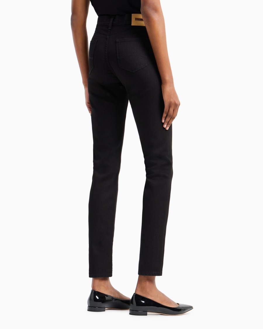 The world of armani PANTALONI 5 TASCHE SLIM FIT IN COTONE STRETCH Saldi Di Fabbrica