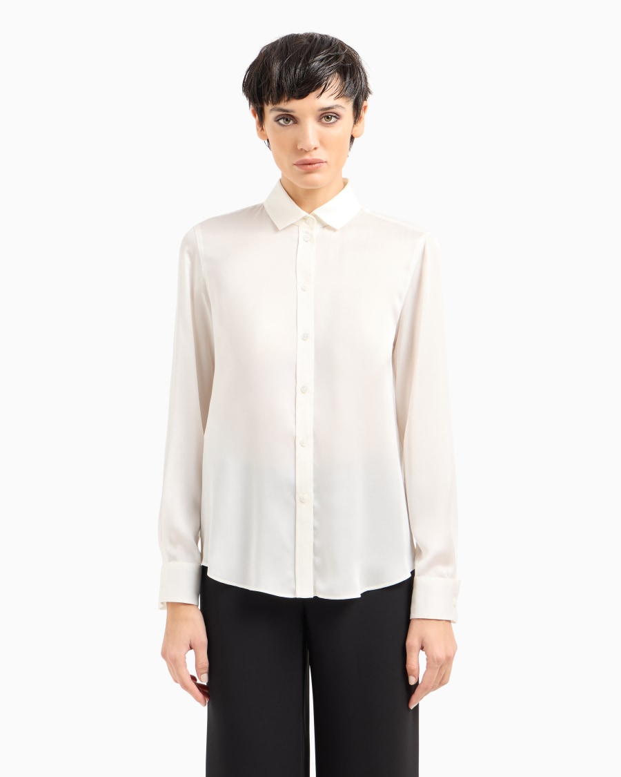 The world of armani CAMICIA IN MUSSOLA DI SETA Promozione