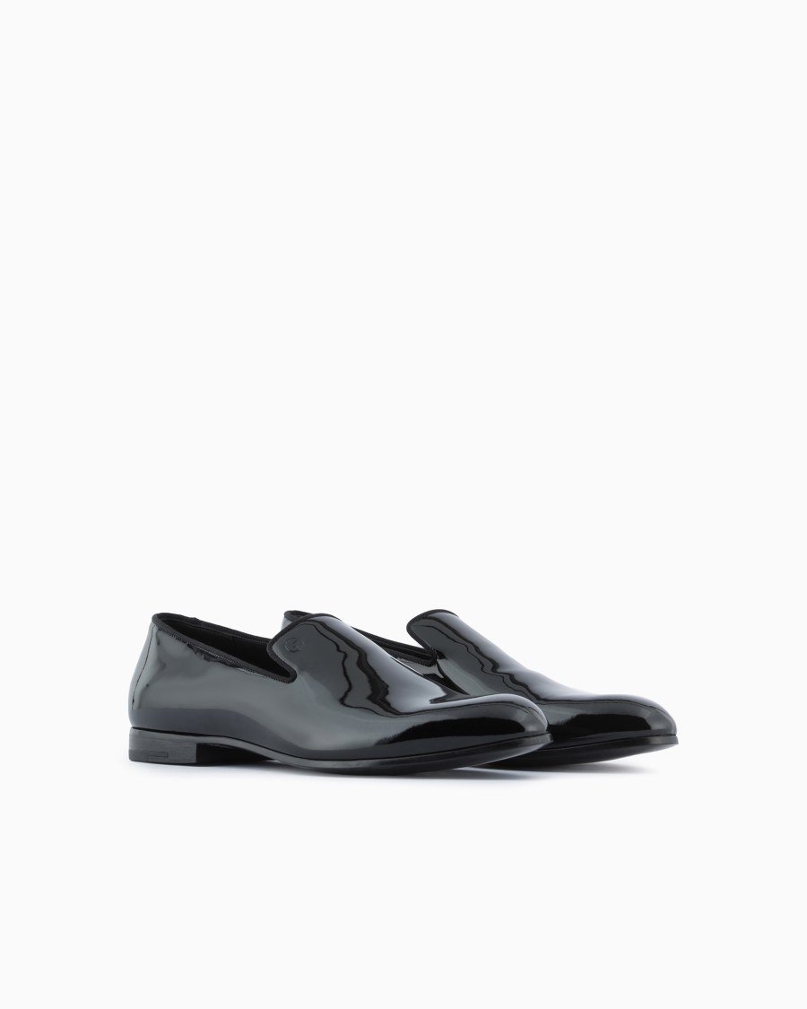 The world of armani MOCASSINI IN VERNICE Shopping Online