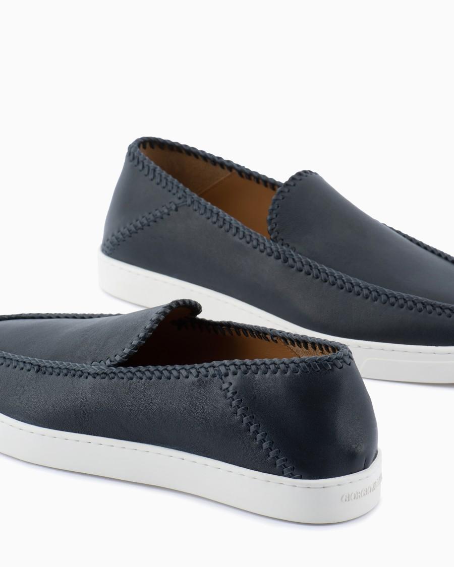 The world of armani GALLERIA 3 SLIP-ON IN NAPPA Convenienza