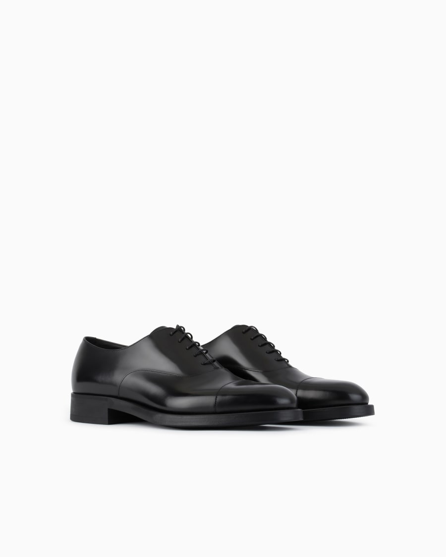 The world of armani OXFORD IN PELLE SFUMATA Sconto