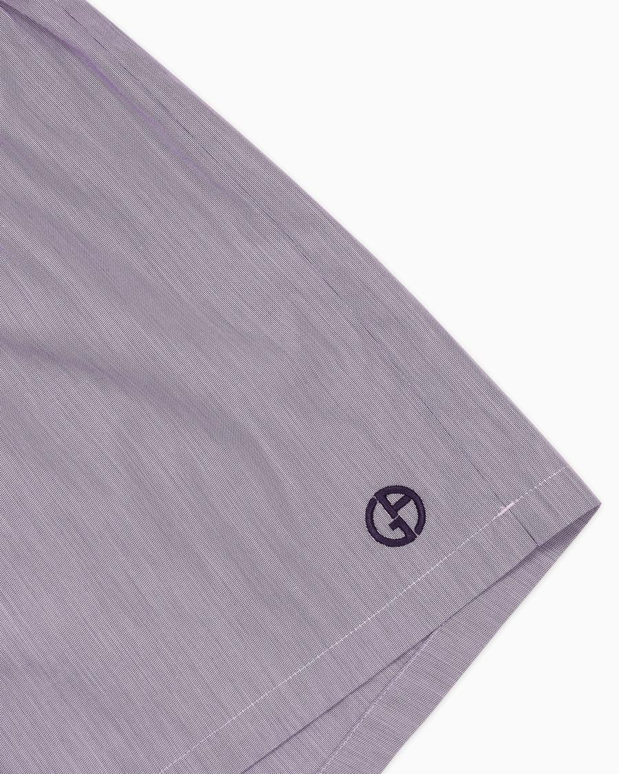 The world of armani BOXER IN COTONE CON LOGO RICAMATO Outlet