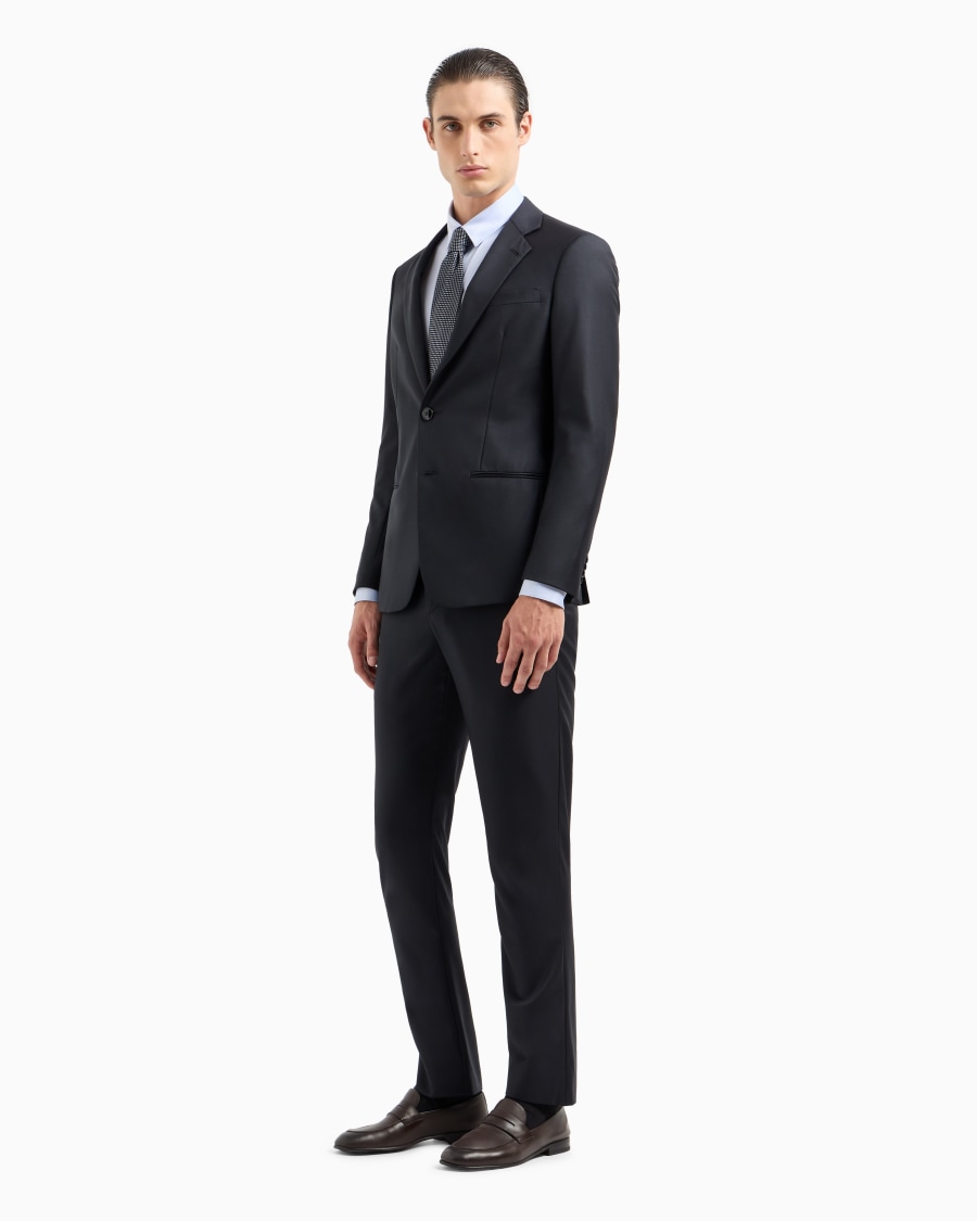 The world of armani CAMICIA IN TWILL DI COTONE Moda