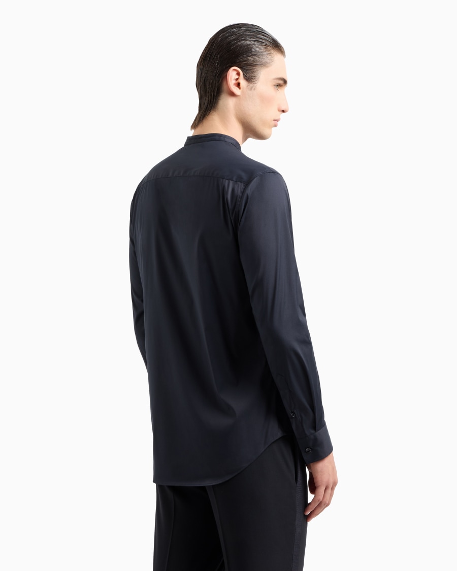 The world of armani CAMICIA ICON IN COTONE UNITO STRETCH 2025