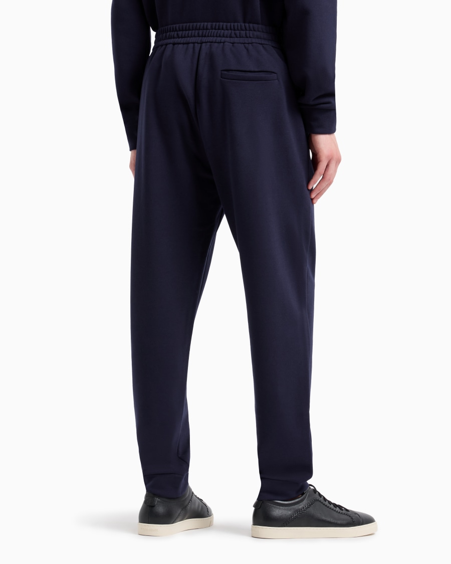 The world of armani PANTALONI JOGGER IN COTONE E CASHMERE Italia