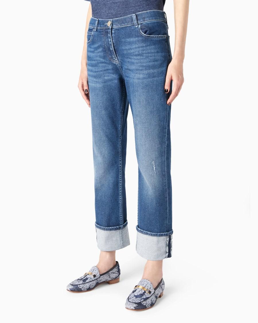 The world of armani DENIM COLLECTION JEANS 5-TASCHE IN DENIM DI COTONE STRETCH Pezzi Unici