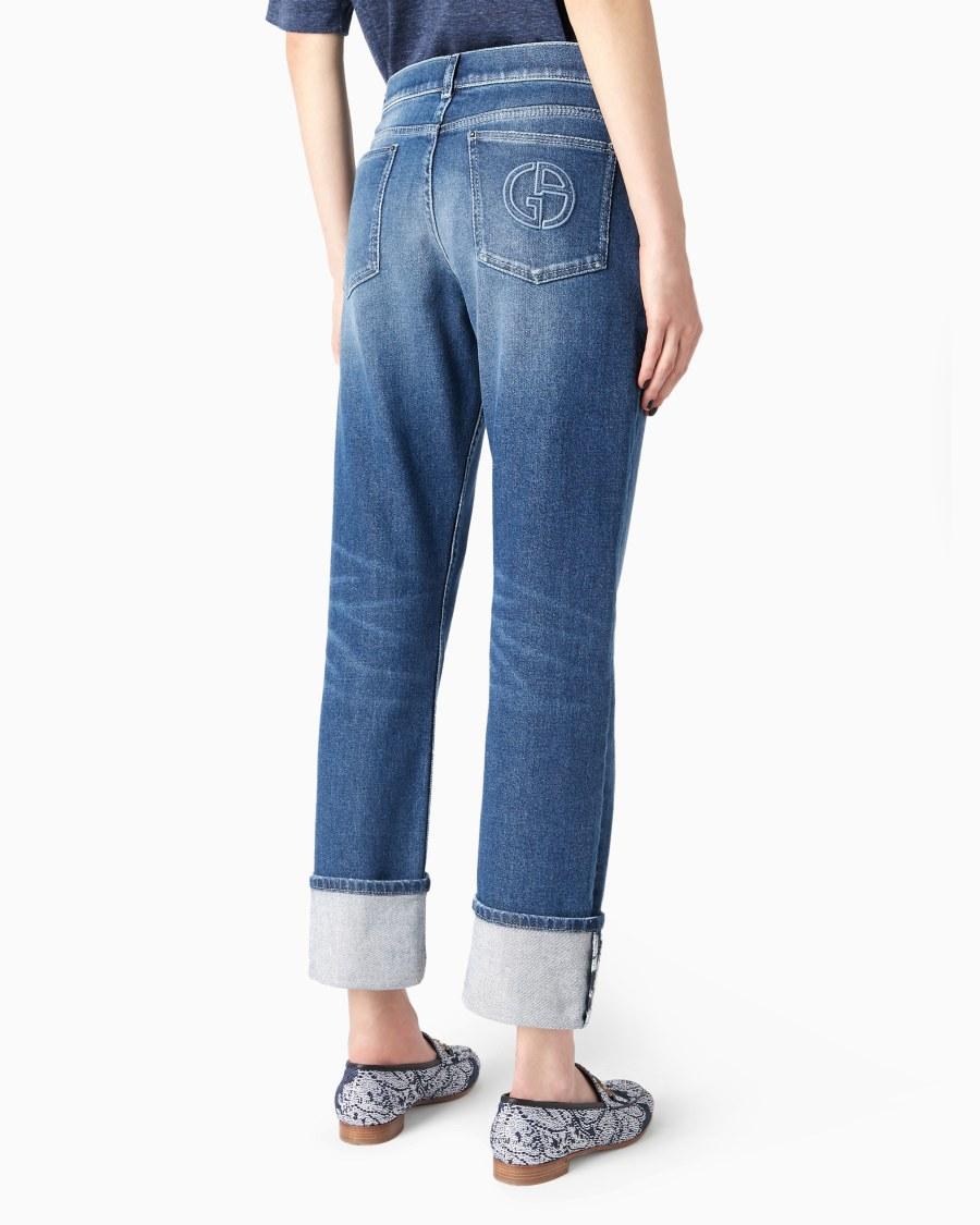 The world of armani DENIM COLLECTION JEANS 5-TASCHE IN DENIM DI COTONE STRETCH Pezzi Unici