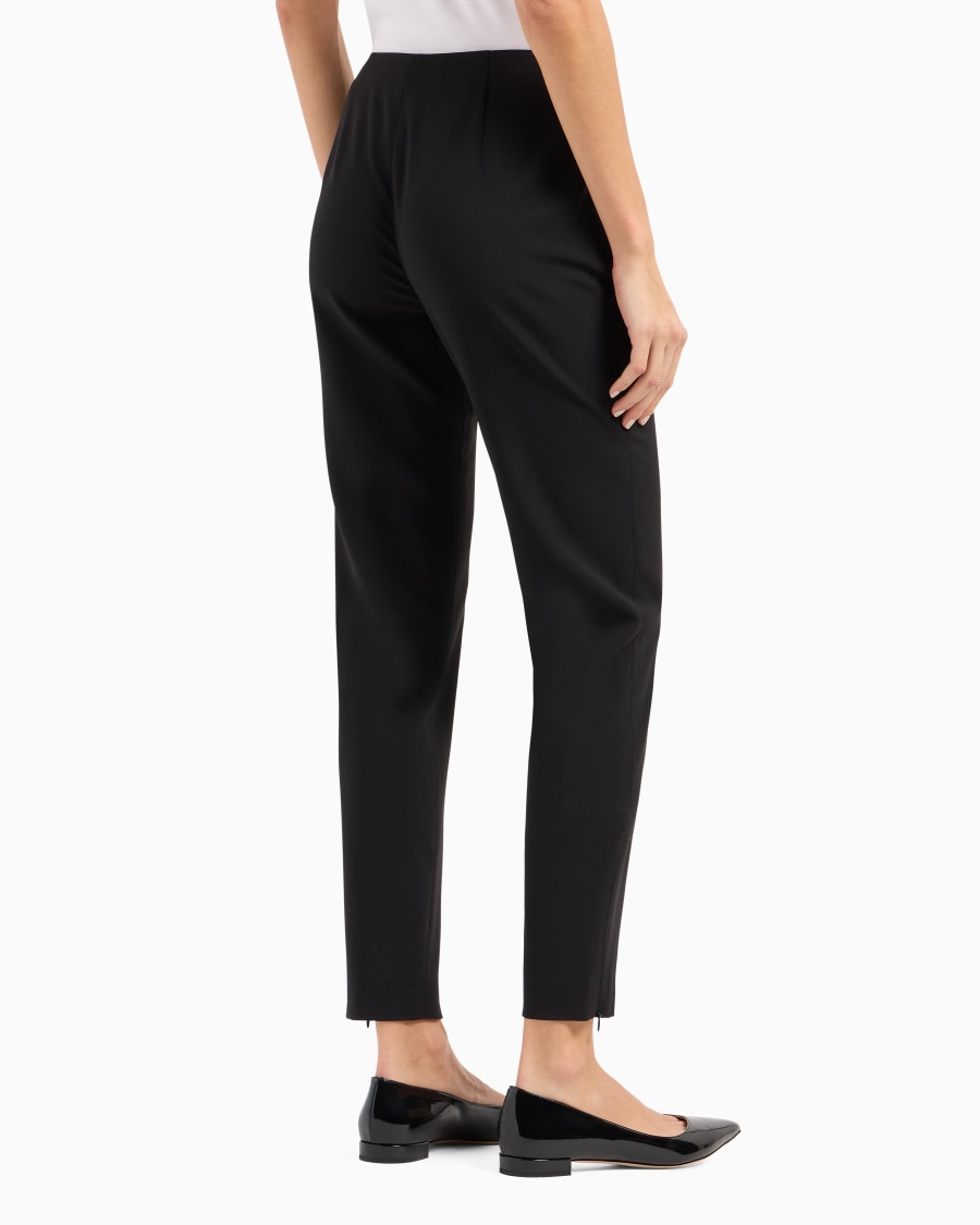 The world of armani PANTALONI IN CREPE DI LANA Negozi Online