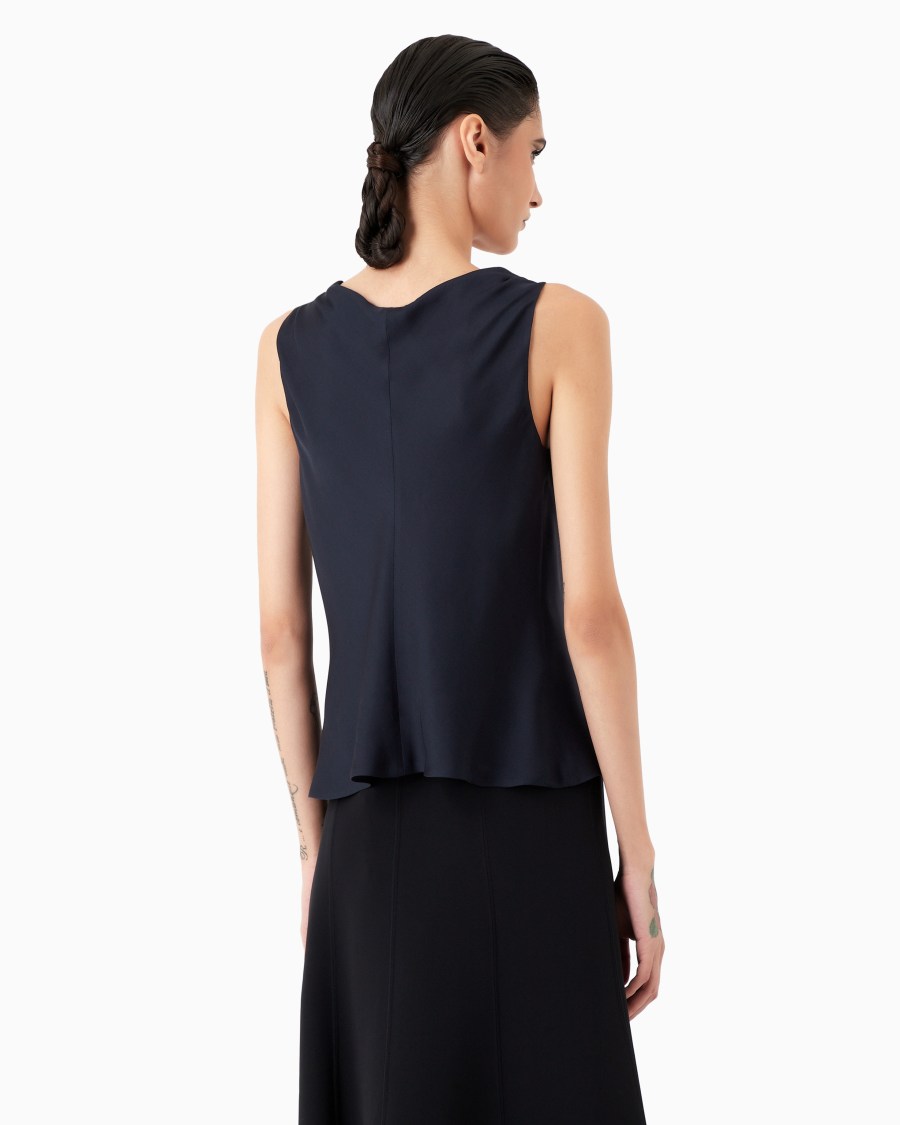 The world of armani TOP IN PURA SETA Promozione Limitata