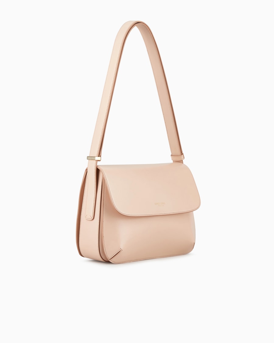 The world of armani BORSA MEDIA LA PRIMA IN PELLE PALMELLATA Shopping Online