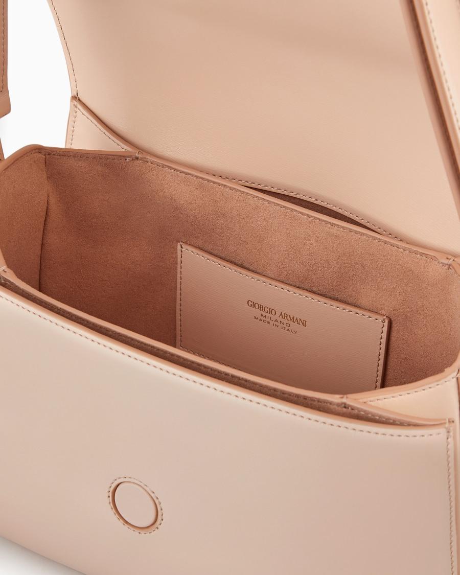 The world of armani BORSA MEDIA LA PRIMA IN PELLE PALMELLATA Shopping Online