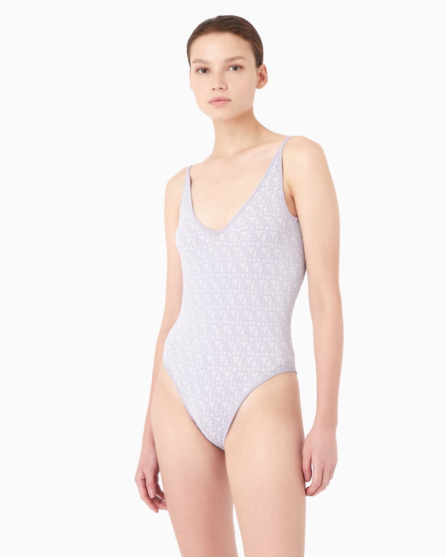 The world of armani BODY IN TESSUTO JACQUARD MONOGRAM Sconto