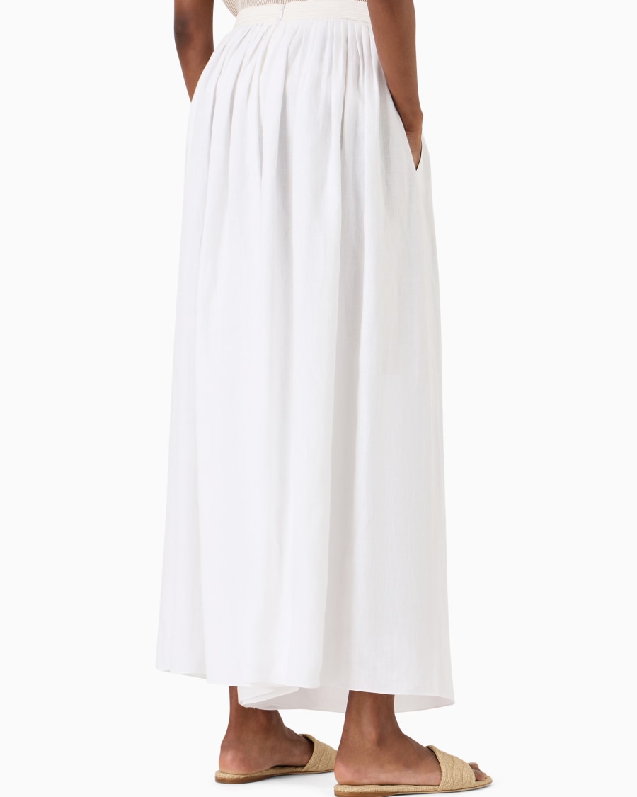 The world of armani PANTALONI AMPI IN CANAPA ASV Economico