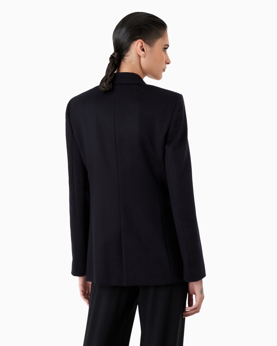 The world of armani GIACCA DOPPIOPETTO IN LANA VERGINE E CASHMERE Saldi
