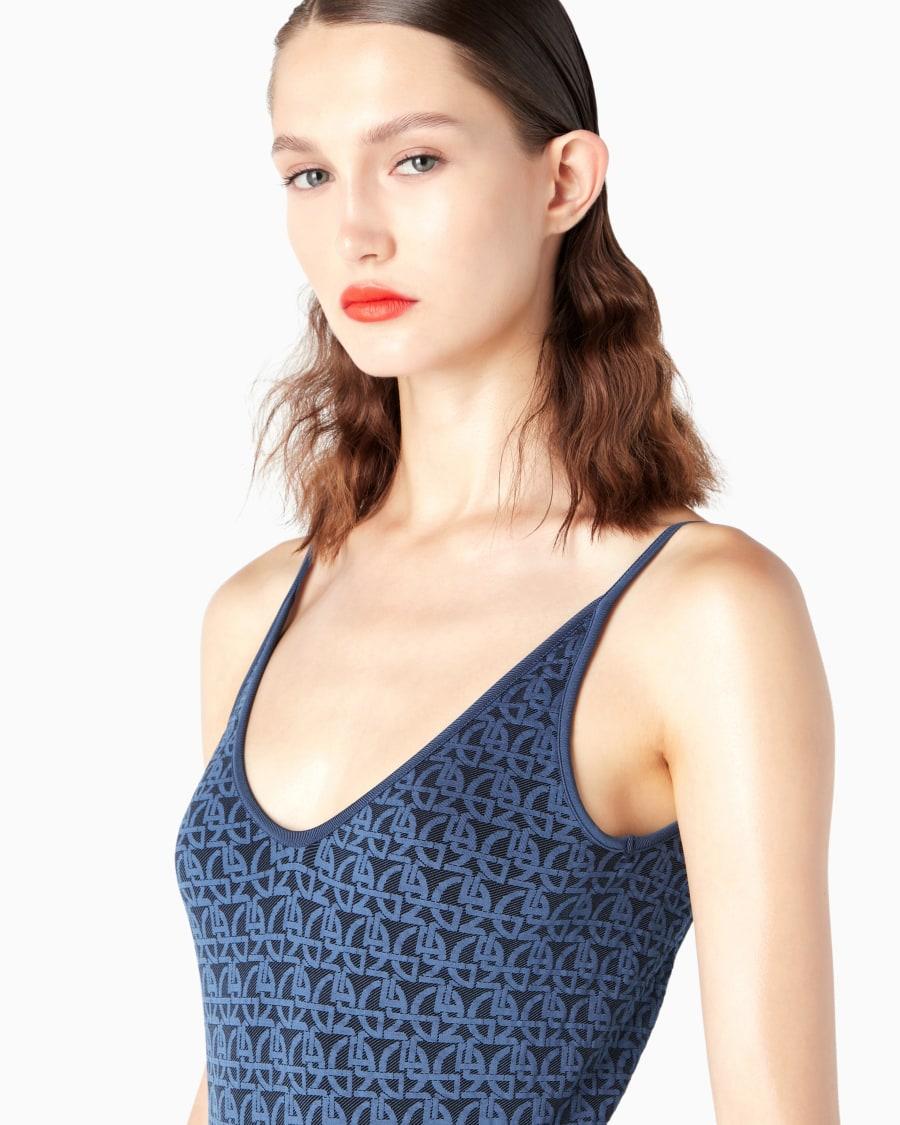 The world of armani BODY IN TESSUTO JACQUARD MONOGRAM Negozio