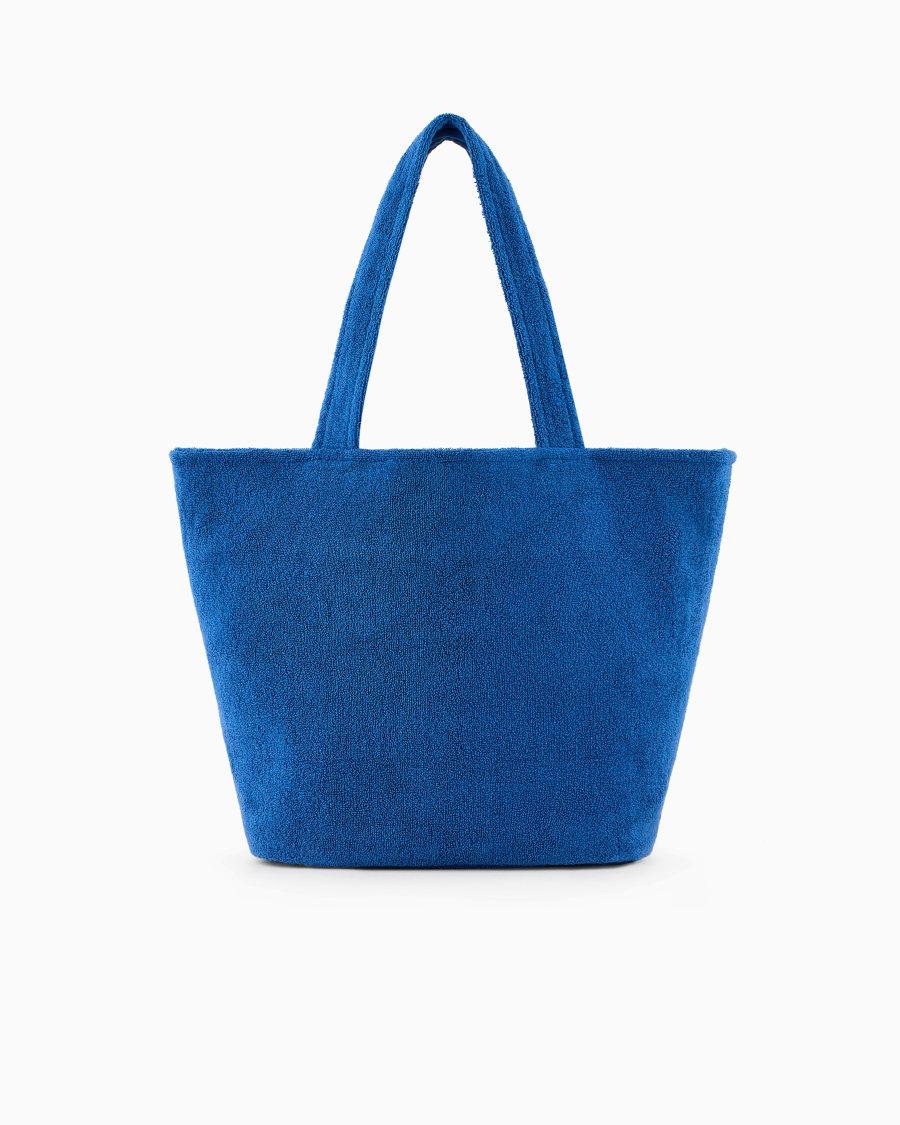 The world of armani BORSA DA MARE IN SPUGNA DI COTONE In Saldo