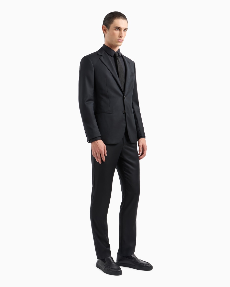 The world of armani CAMICIA IN TESSUTO STRETCH CON COLLO CLASSICO CON STECCHE Qualità