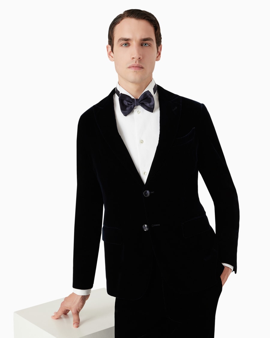 The world of armani PAPILLON GRANDE ANNODATO IN PURA SETA Affare Del Giorno