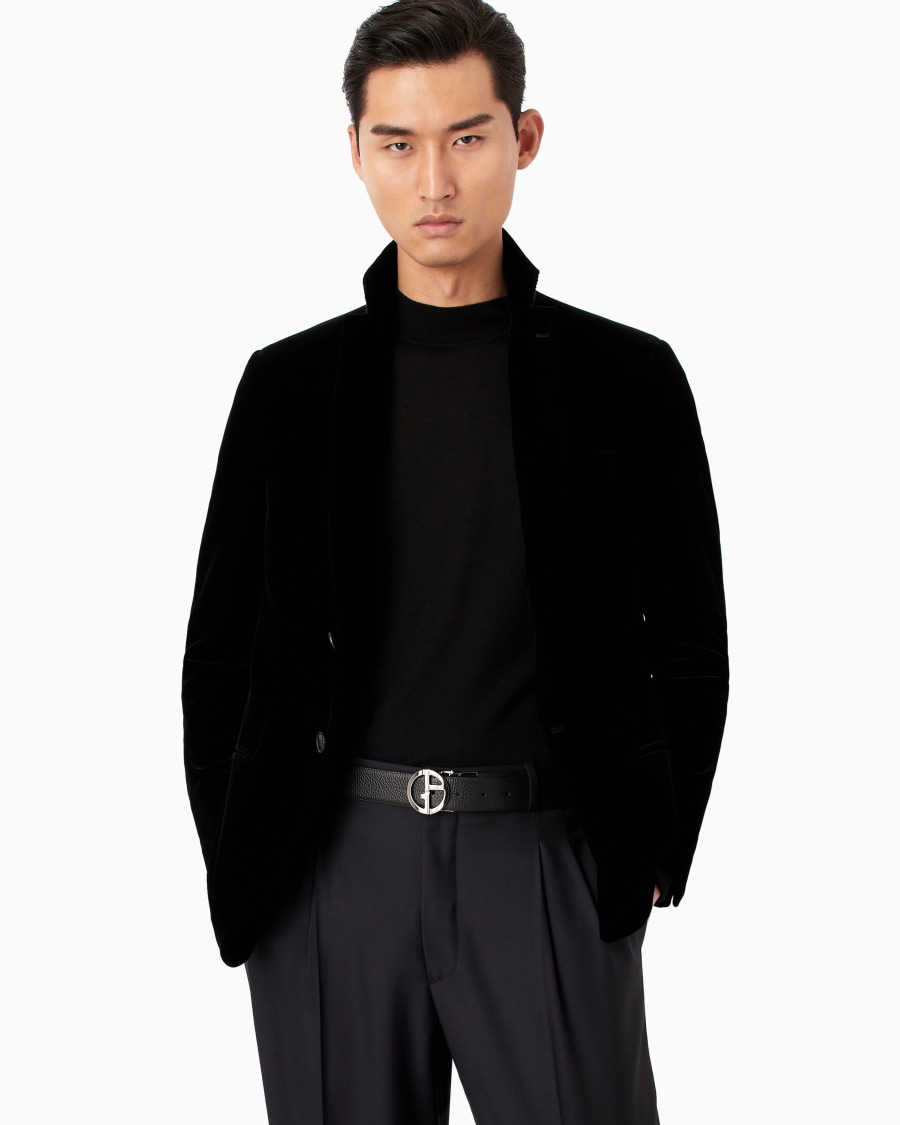 The world of armani CINTURA REVERSIBILE IN PELLE BICOLORE Convenienza